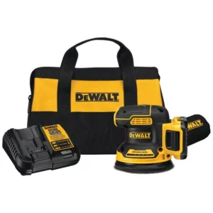 DEWALT 20-Volt MAX XR Cordless Brushless 5 in. Random Orbital Sander with (1) 20-Volt Battery 2.0Ah & Jigsaw