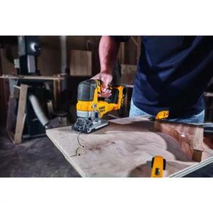 DEWALT 20-Volt MAX XR Cordless Brushless 5 in. Random Orbital Sander with (1) 20-Volt Battery 2.0Ah & Jigsaw