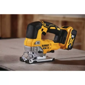 DEWALT 20-Volt MAX XR Cordless Brushless 5 in. Random Orbital Sander with (1) 20-Volt Battery 2.0Ah & Jigsaw