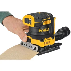 DEWALT 20-Volt MAX XR Cordless Brushless 5 in. Random Orbital Sander with 1/4 Sheet Sander, (1) 20-Volt Battery 3.0Ah & Charger