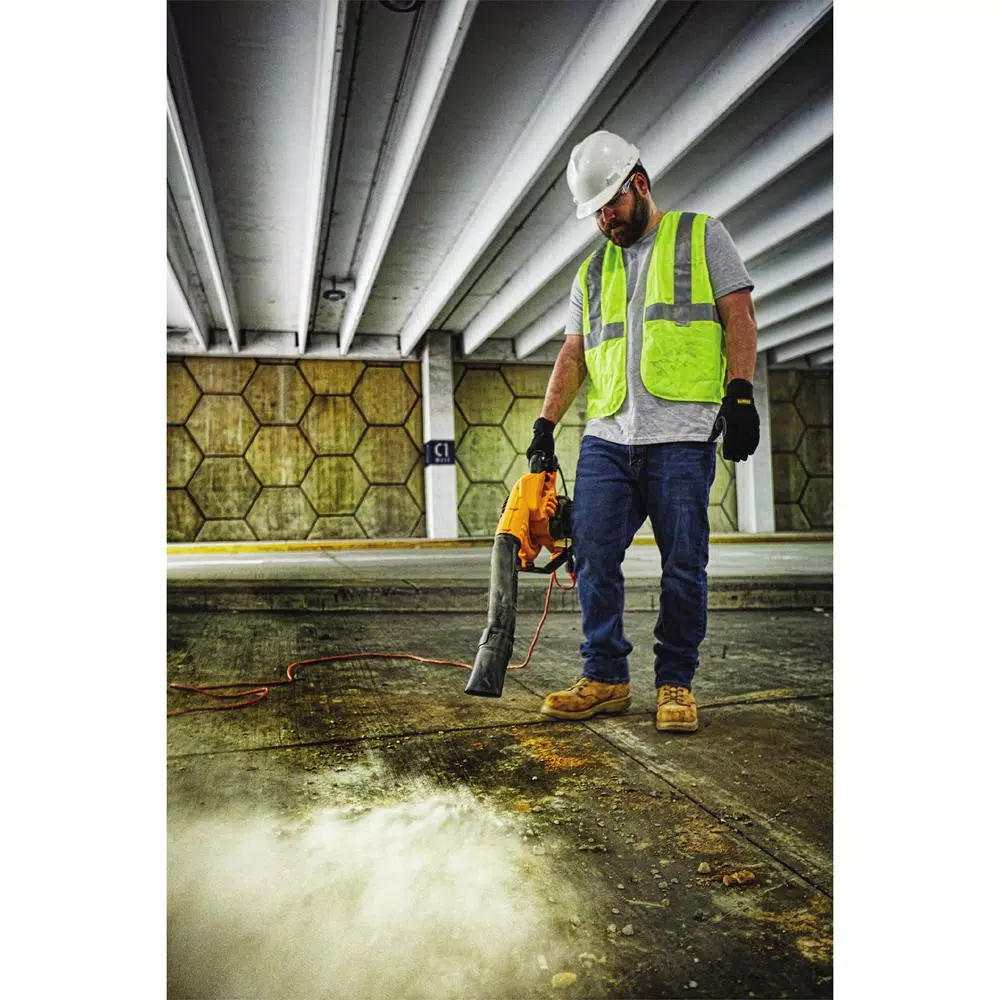 DEWALT 189 MPH 409 CFM 12 Amp Corded Electric Handheld Leaf Blower