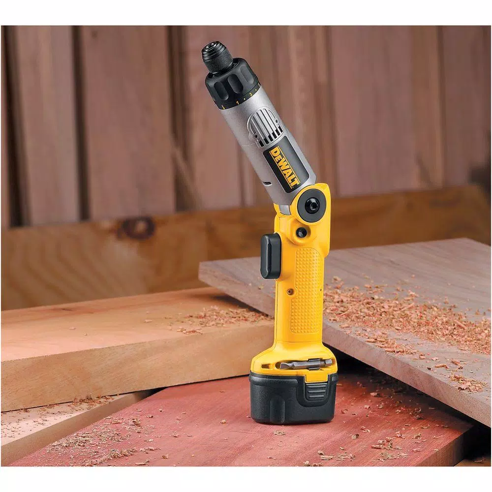 DEWALT 7.2-Volt Ni-Cd Cordless Two-Position Screwdriver with (2) Batteries 1.7Ah, 1-Hour Charger and Case