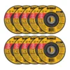 DEWALT 4 in. x 1/4 in. x 5/8 in. General Purpose Metal Grinding Wheel (10-Pack)