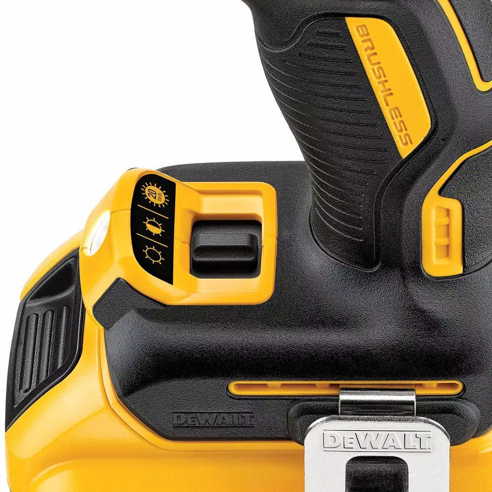 DEWALT 20-Volt MAX XR with Tool Connect Cordless Brushless 1/2 in. Hammer Drill/Driver with (2) 20-Volt 2.0Ah Batteries