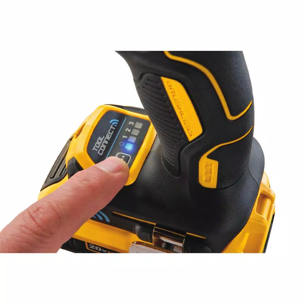 DEWALT 20-Volt MAX XR with Tool Connect Cordless Compact 1/2 in. Hammer Drill with (2) 20-Volt 2.0Ah Batteries & Charger