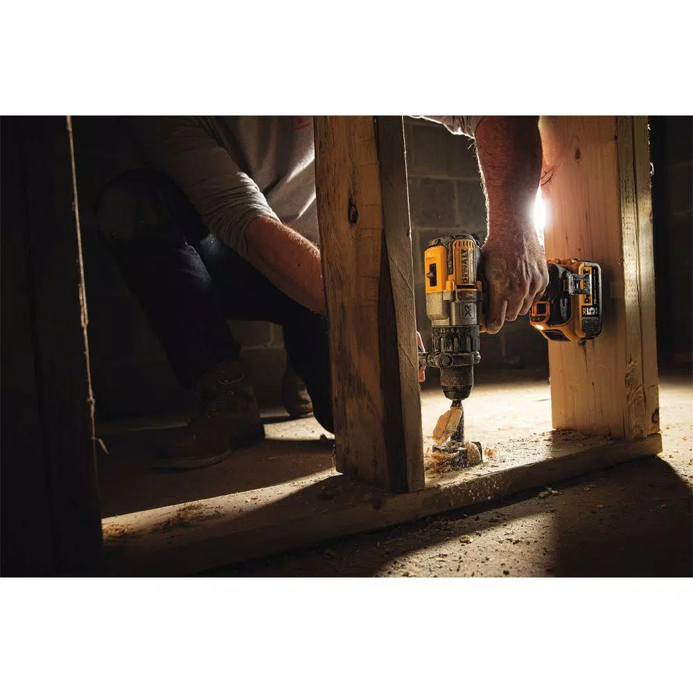 DEWALT 20-Volt MAX XR Cordless Brushless 3-Speed 1/2 in. Hammer Drill with (1) 20-Volt 5.0Ah Battery & Charger