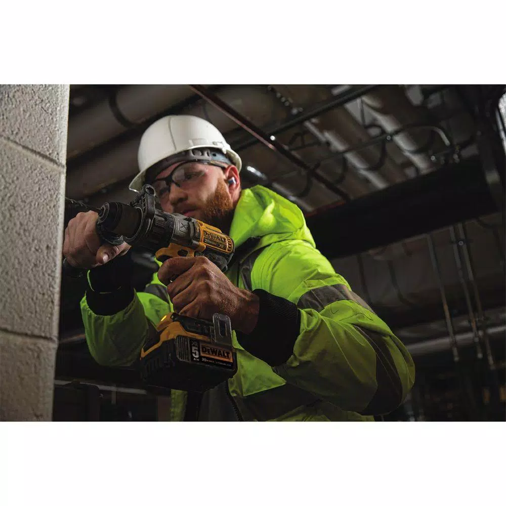 DEWALT 20-Volt MAX XR Cordless Brushless 3-Speed 1/2 in. Hammer Drill with (1) 20-Volt 5.0Ah Battery & Charger