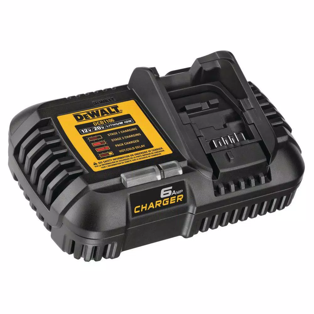 DEWALT 20-Volt MAX Cordless Brushless 1/2 in. Hammer Drill/Driver with FLEXVOLT ADVANTAGE with (1) FLEXVOLT 6.0Ah Battery