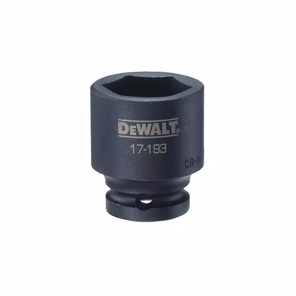 DEWALT 1/2 in. Drive 27 mm 6-Point Impact Socket