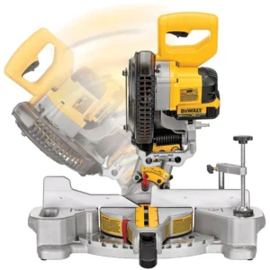 DEWALT 20-Volt MAX Lithium-Ion Cordless 7-1/4 in. Miter Saw with 20-Volt MAX XR Premium Lithium-Ion (1) 5.0Ah Battery