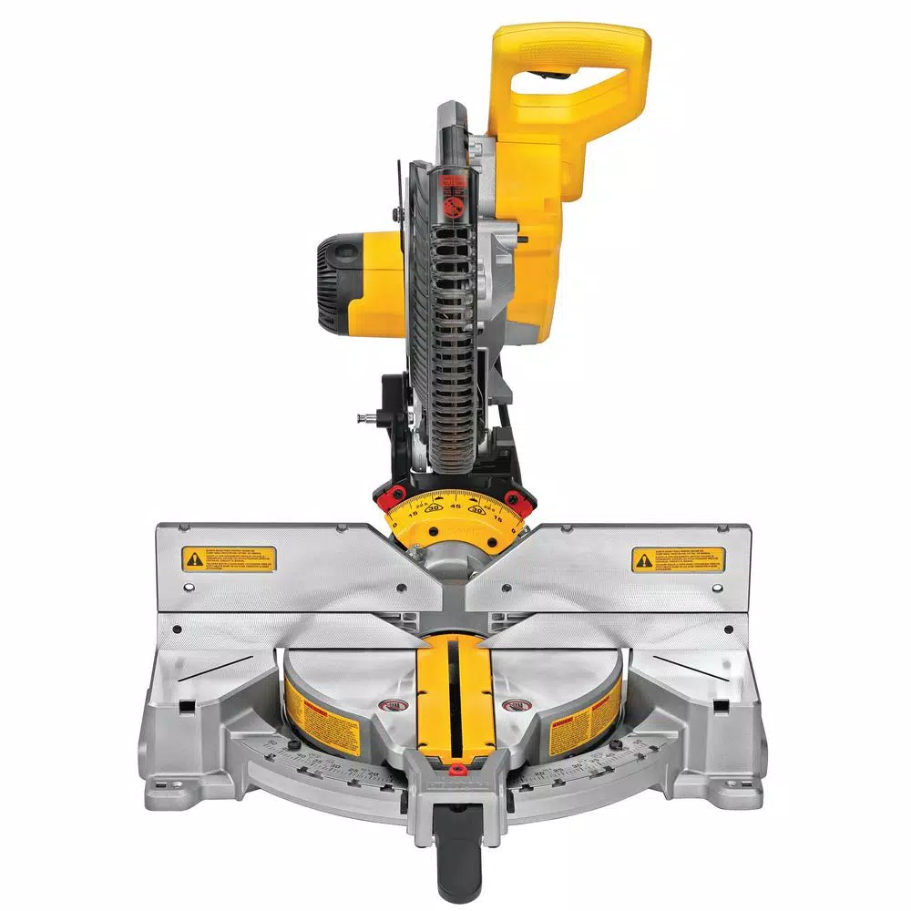 DEWALT 15 Amp Corded 12 in. Double Bevel Compound Miter Saw with Bonus Heavy-Duty Work Stand