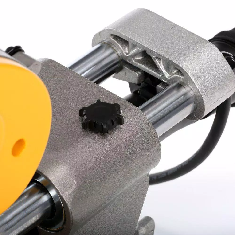 DEWALT 15 Amp Corded 12 in. Double Bevel Sliding Compound Miter Saw with XPS technology, Blade Wrench & Material Clamp