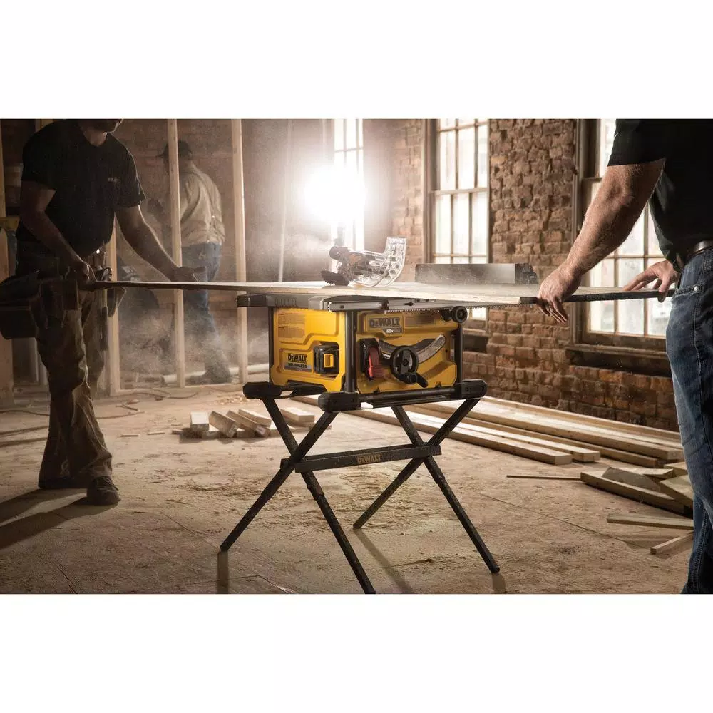 DEWALT FLEXVOLT 60-Volt MAX Cordless Brushless 8-1/4 in. Table Saw Kit (Tool-Only)
