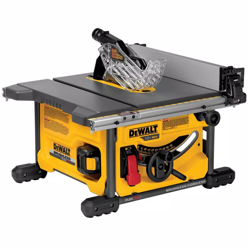 DEWALT FLEXVOLT 60-Volt MAX Cordless Brushless 8-1/4 in. Table Saw Kit with (1) FLEXVOLT 6.0Ah Battery