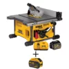 DEWALT FLEXVOLT 60-Volt MAX Cordless Brushless 8-1/4 in. Table Saw Kit, (1) FLEXVOLT 6.0Ah & (1) FLEXVOLT 9.0Ah Battery