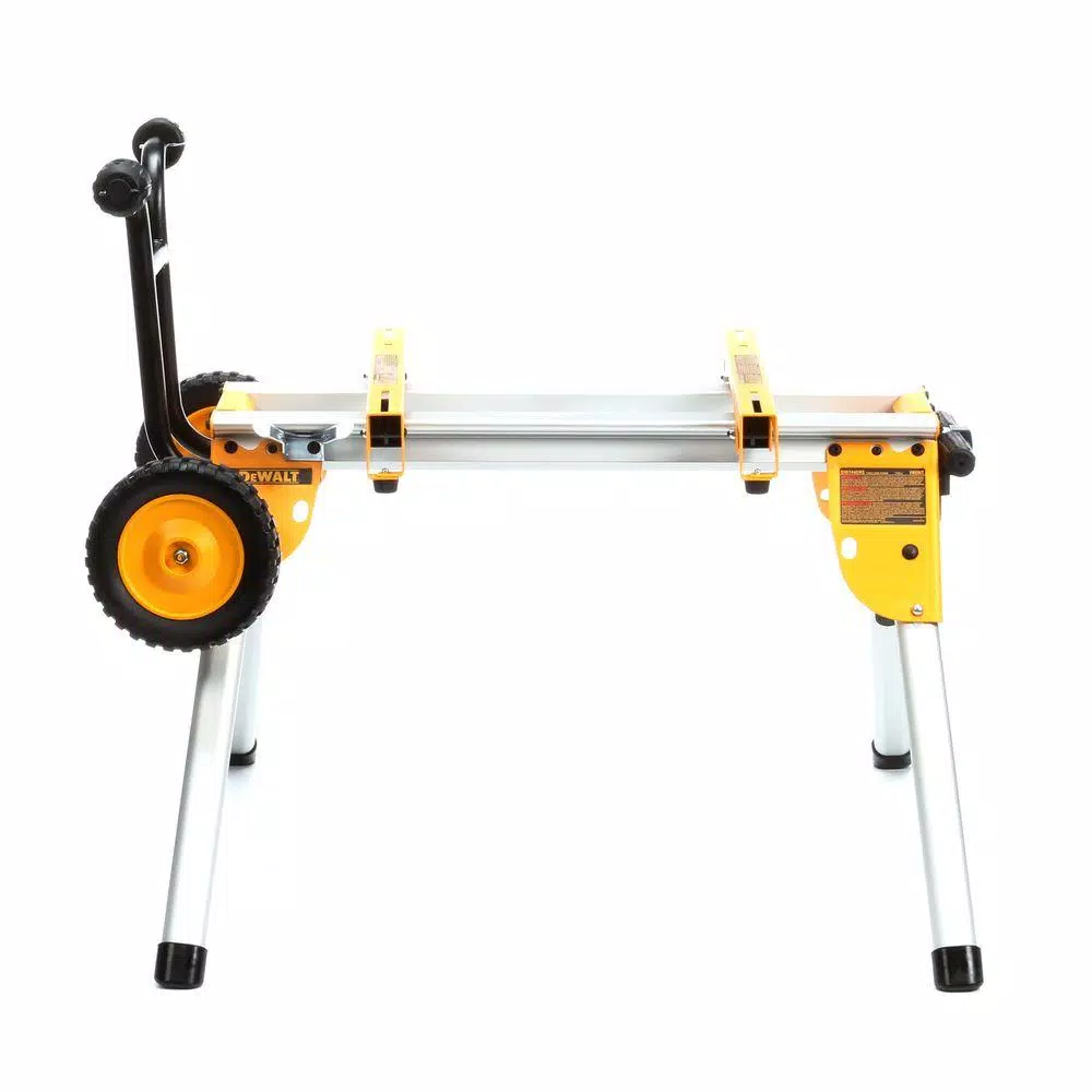 DEWALT 15 Amp Corded 8-1/4 in. Compact Jobsite Tablesaw with Bonus Heavy-Duty Rolling Table Saw Stand