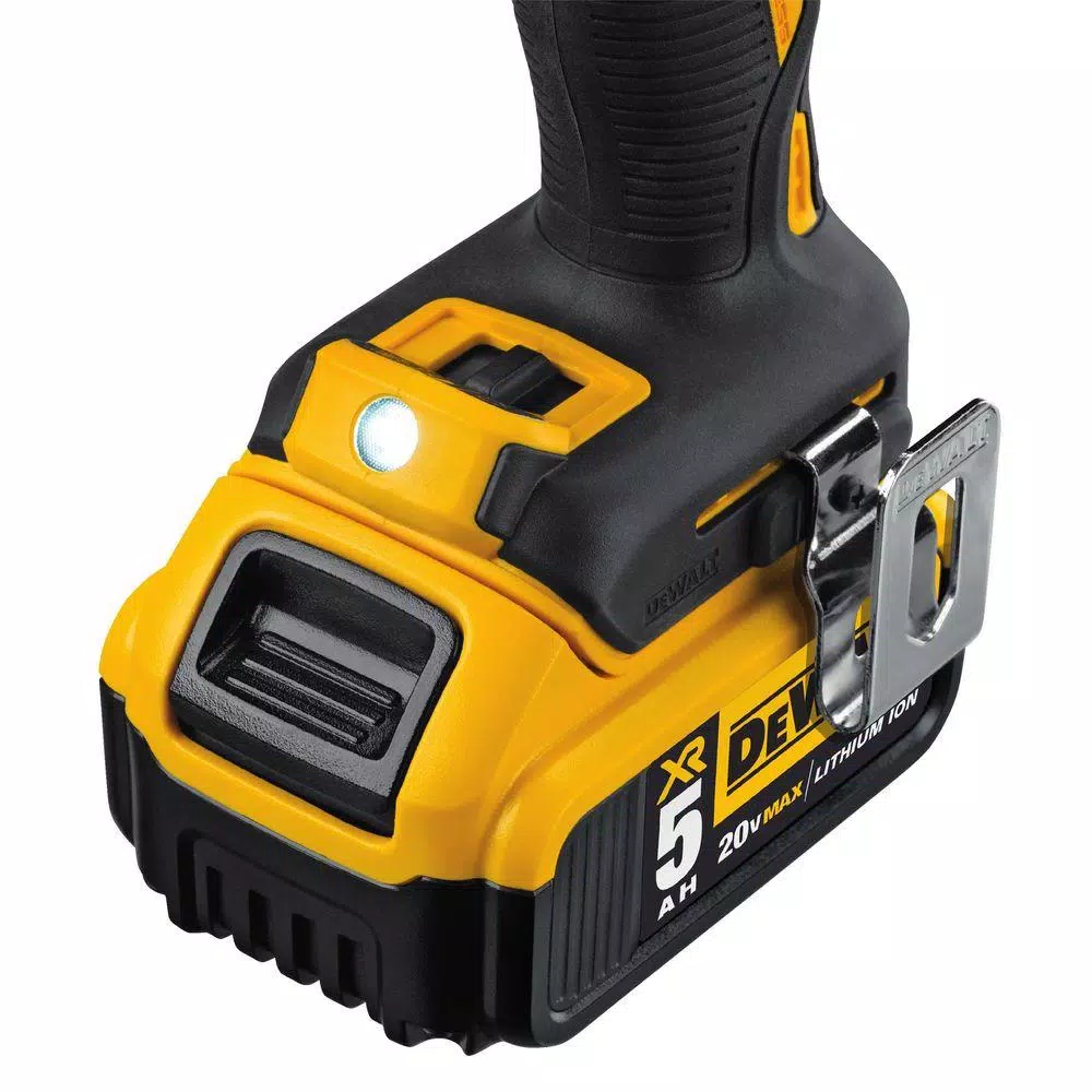 DEWALT 20-Volt MAX XR Cordless Brushless 3-Speed 1/2 in. Drill/Driver with (2) 20-Volt 5.0Ah Batteries & Charger