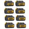 DEWALT 20-Volt MAX Premium Lithium-Ion 3.0Ah Battery Pack (8-Pack)
