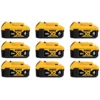 DEWALT 20-Volt MAX XR Premium Lithium-Ion 4.0Ah Battery Pack (9-Pack)