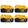 DEWALT 20-Volt MAX XR Premium Lithium-Ion 5.0Ah Battery Pack (4-Pack)