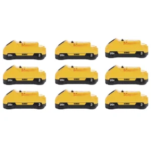 DEWALT 20-Volt MAX Compact Lithium-Ion 3.0Ah Battery Pack (9-Pack)