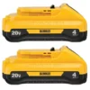 DEWALT 20-Volt MAX Compact Lithium-Ion 4.0Ah Battery Pack (2-Pack)