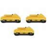 DEWALT 20-Volt MAX Compact Lithium-Ion 4.0Ah Battery Pack (3-Pack)