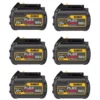 DEWALT FLEXVOLT 20-Volt/60-Volt MAX Lithium-Ion 6.0Ah Battery Pack (6-Pack)