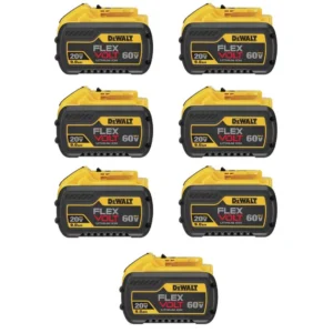 DEWALT FLEXVOLT 20-Volt/60-Volt MAX Lithium-Ion 9.0Ah Battery Pack (7-Pack)
