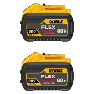 DEWALT FLEXVOLT 20-Volt/60-Volt MAX Lithium-Ion 12.0Ah Battery (2-Pack)