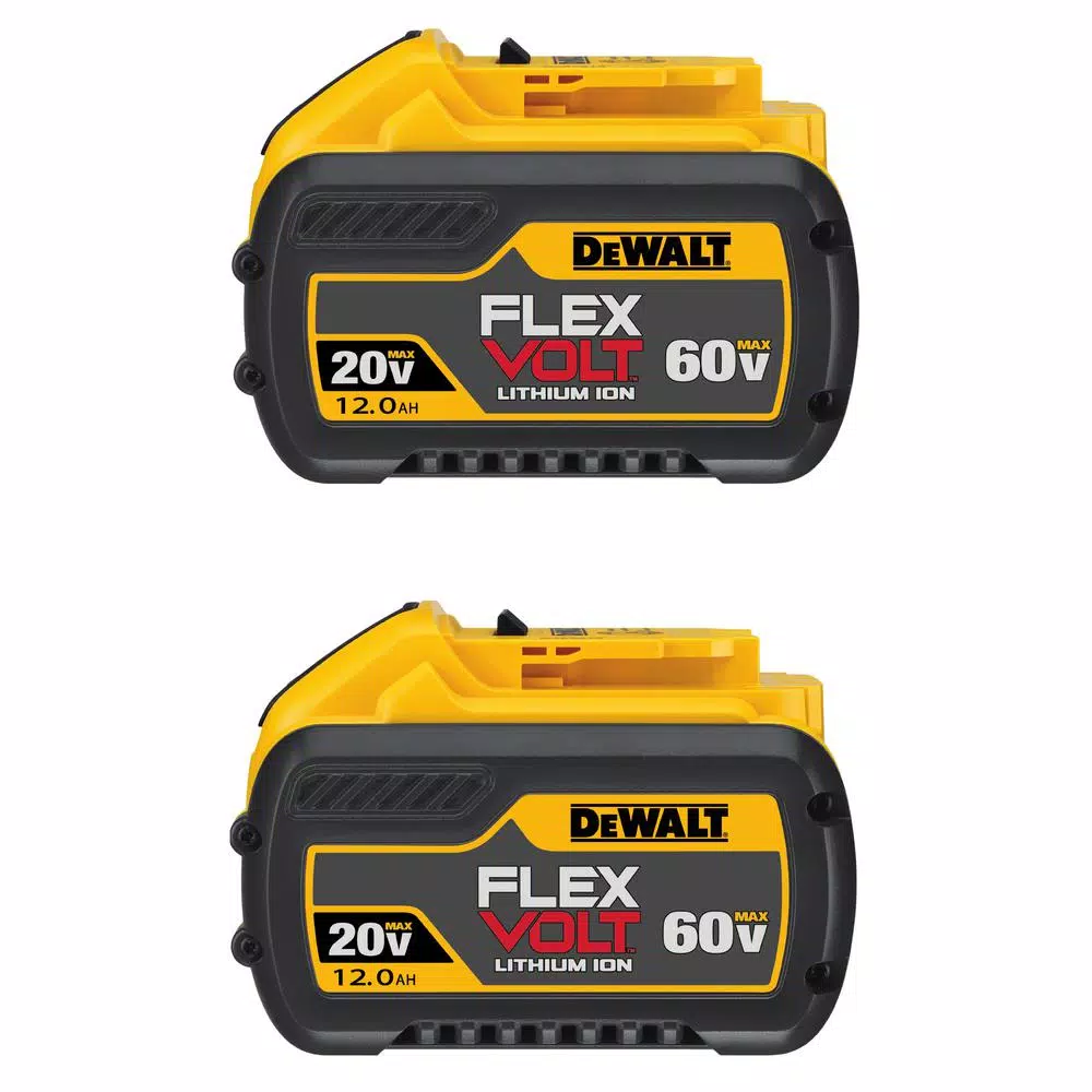 DEWALT FLEXVOLT 20-Volt/60-Volt MAX Lithium-Ion 12.0Ah Battery (2-Pack)