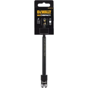 DEWALT MAX IMPACT 2.5 in. #2 Square Bit (15-Piece) with Small Bulk Storage Case with Bonus MAX Impact 6 in. Bit Holder