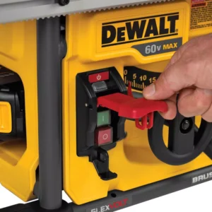 DEWALT FLEXVOLT 60-Volt MAX Cordless Brushless 8-1/4 in. Table Saw Kit with (2) FLEXVOLT 6.0Ah Batteries
