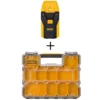DEWALT 3/4 in. Stud Finder with Bonus 10-Compartment Shallow Pro Small Parts Organizer