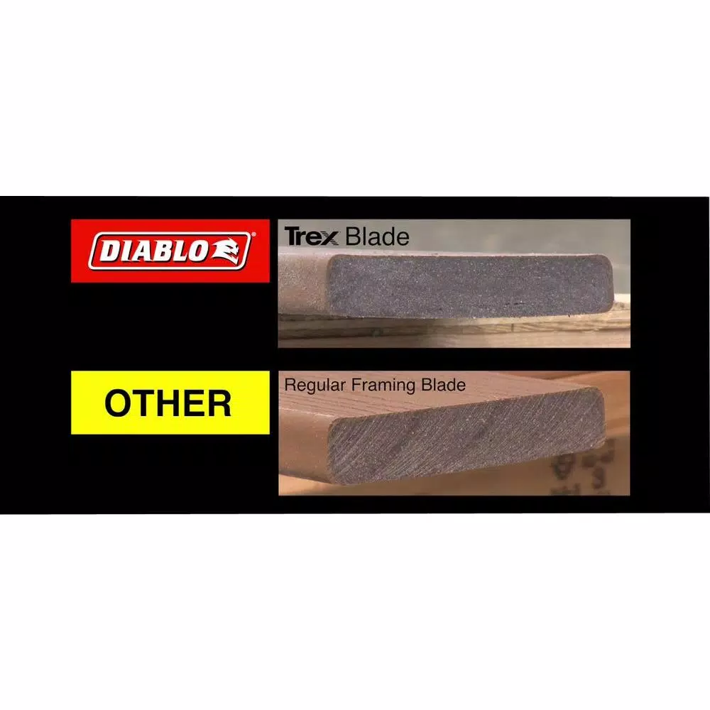 DIABLO 7-1/4 in. x 44-Tooth Trex/Composite Material Cutting Saw Blade