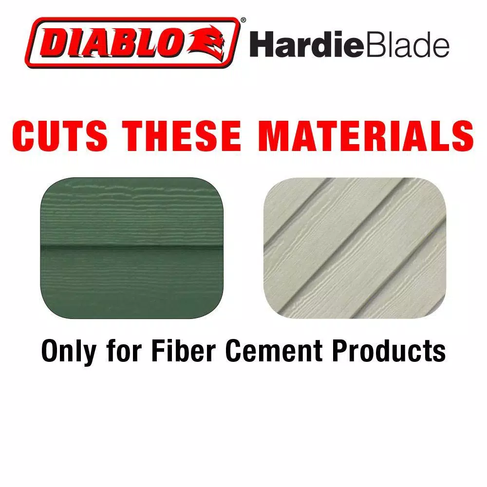 DIABLO 10 in. x 6-Teeth Polycrystalline Diamond (PCD) Tipped James Hardie/Fiber Cement Saw Blade
