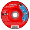 DIABLO 5 in. x 1/4 in. x 7/8 in. Metal Grinding Disc with Type 27 Depressed Center (10-Pack)