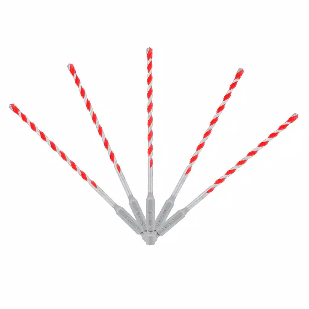 DIABLO 3/16 in. SPEEDemon Red Granite Carbide Tipped Hammer Drill Bit Set (5-Pieces)