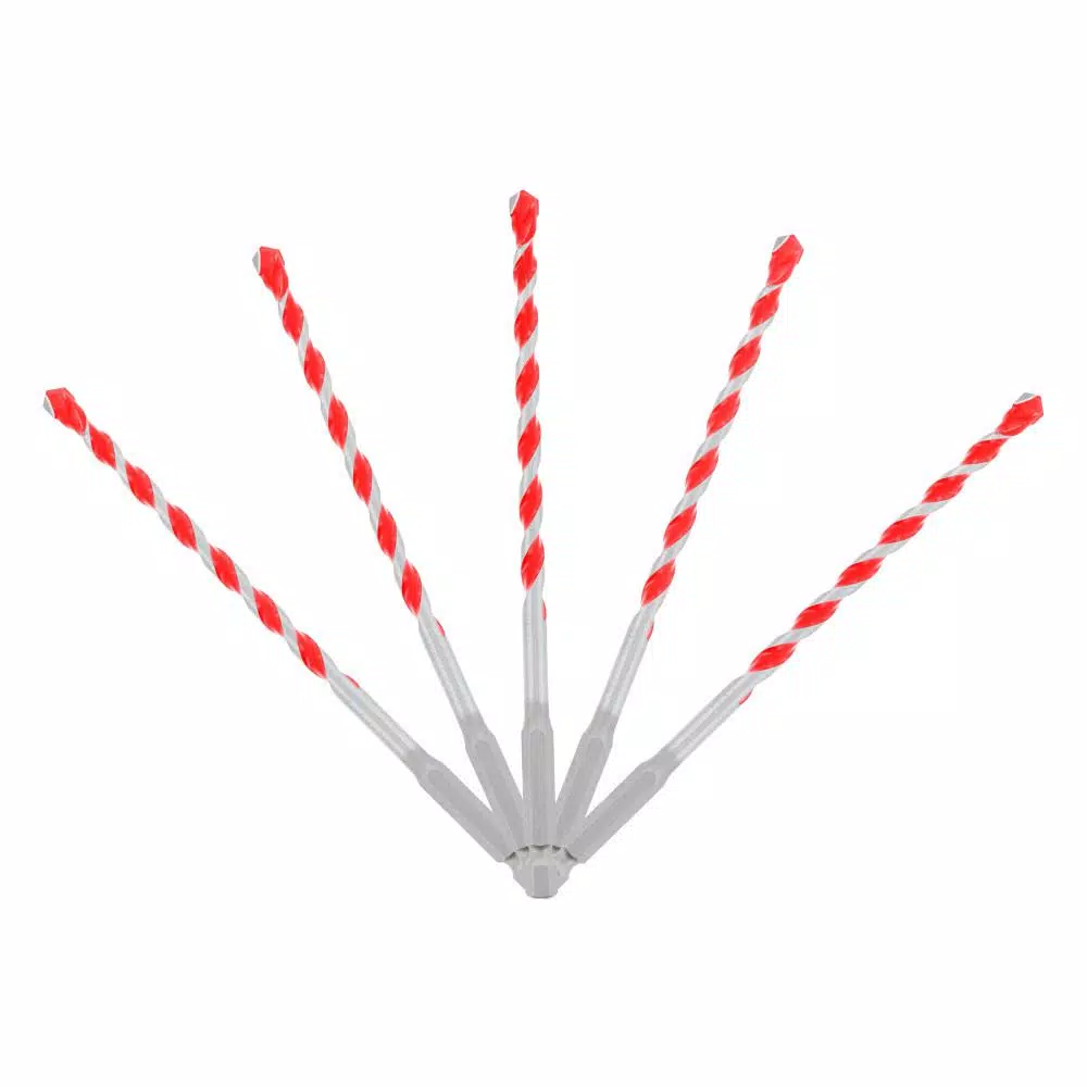 DIABLO 1/4 in. SPEEDemon Red Granite Carbide Tipped Hammer Drill Bit Set (5-Pieces)