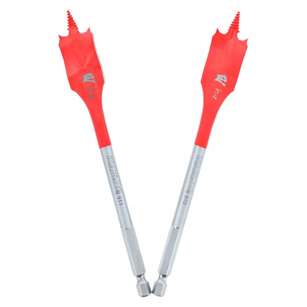 DIABLO 3/4 in. x 6 in. SPEEDemon Spade Bit (2-Pack)