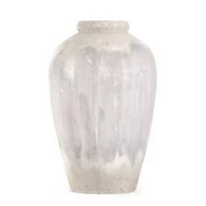 Zentique Terracotta Olive Brown Large Decorative Vase
