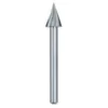 Dremel 1/4 in. Rotary Tool Pointed Triangle-Shaped High Speed Accessory for Wood, Plastic and Soft Metals (2-Pack)