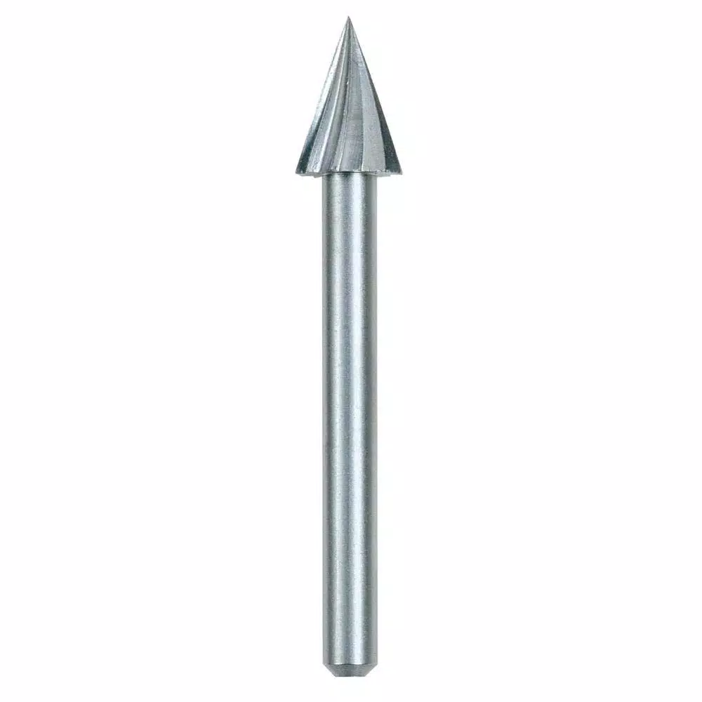 Dremel 1/4 in. Rotary Tool Pointed Triangle-Shaped High Speed Accessory for Wood, Plastic and Soft Metals (2-Pack)