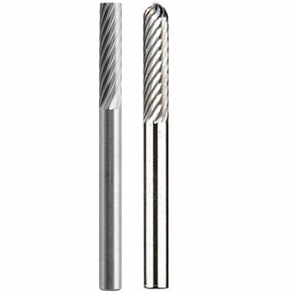 Dremel 1/8 in. Rotary Tool Rectangle-Shaped & Spear-Shaped Tungsten Carbide for Steel,Stainless Steel,Iron,Ceramics & Hard Wood