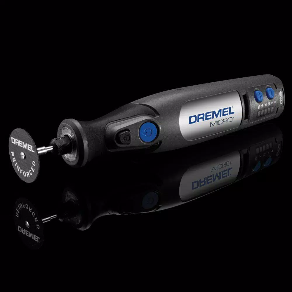 Dremel Micro 8-Volt MAX Variable Speed Cordless Rotary Tool Kit with Docking Station and 18 Accessories