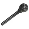 Drill America 3/8 in. x 5/16 in. Ball End Solid Carbide Burr Rotary File Bit with 1/4 in. Shank for Aluminum