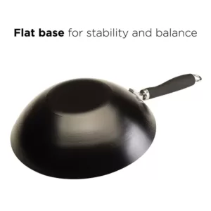 Ecolution Hong Kong Chopstick House Aluminum Wok with Helper Handle