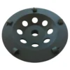 EDiamondTools 4.5 in. 6-Segment PCD Grinding Wheel for Coatings Epoxy and Paint