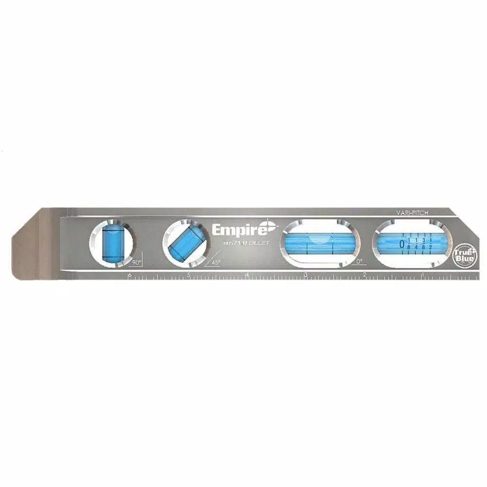 Empire 24 in. Digital Box Level with Case and 8 in. Magnetic Torpedo Level and Rafter Square in True Blue
