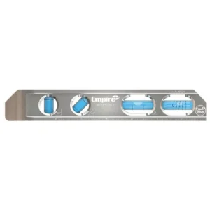 Empire 48 in. Digital Box Level with Case and 8 in. Magnetic Torpedo Level and Rafter Square in True Blue